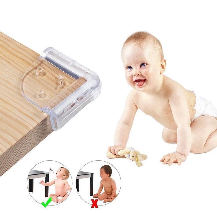 Set of 4 Baby Silicone Table Corner Protector, Furniture Edge Corner Protector, Anti Collision Guards Set of 4 Baby Silicone Table Corner Protector, Furniture Edge Corner Protector, Anti Collision Guards